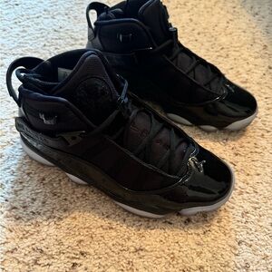Jordan 6 rings Black Ice